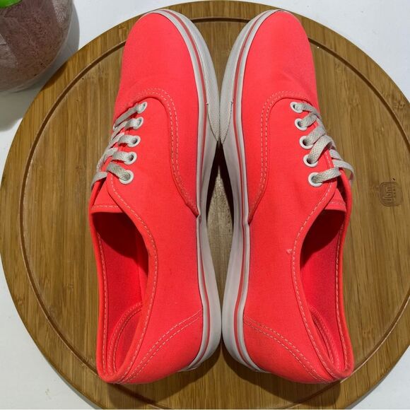 Vans Lo Pro Neon Pink Skater Sneaker Women's 6.5 Canvas Tennis Shoe Punk Rock - Picture 6 of 8